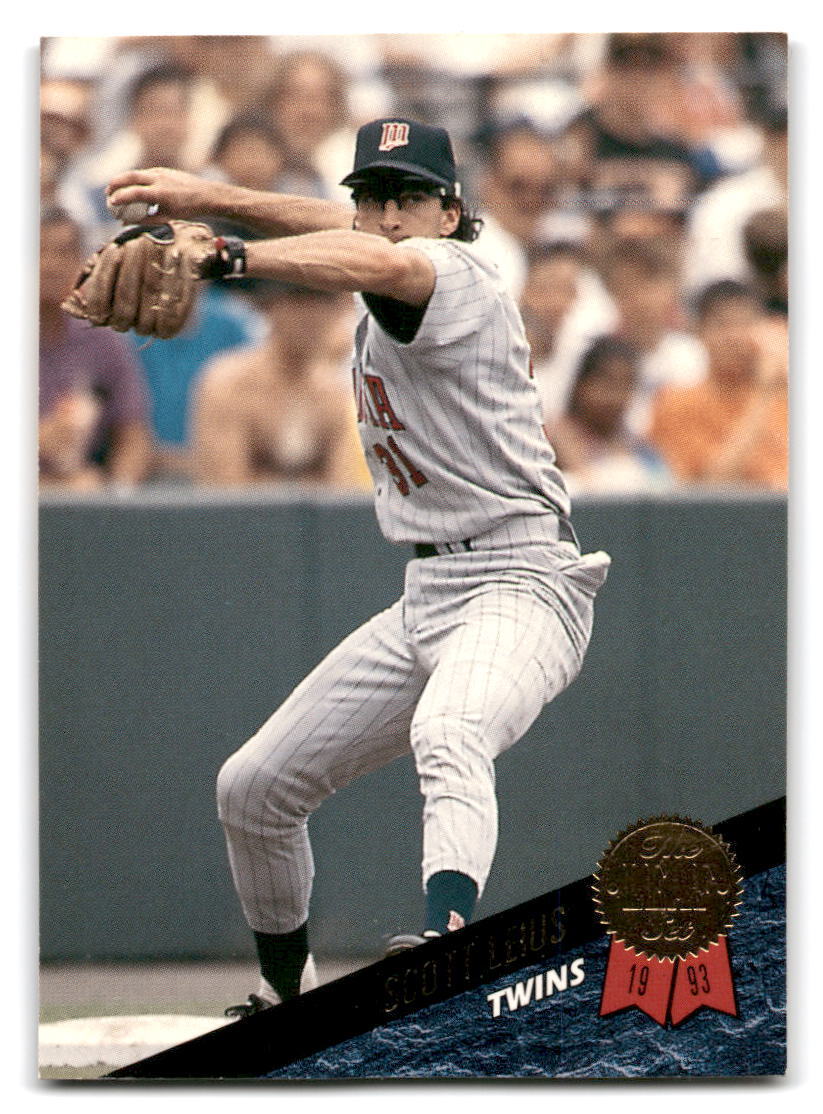 Scott Leius 1993 Leaf Baseball #208 Minnesota Twins