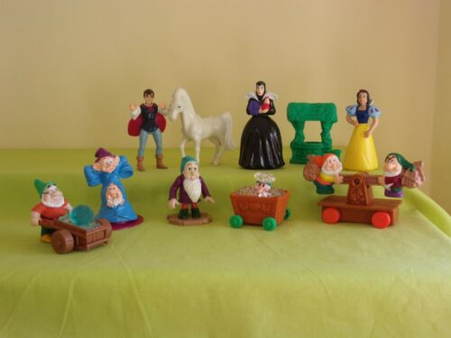 McDonald’s 1992 Happy Meal Toys - Snow White & the 7 Dwarfs, Complete Set of 8