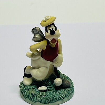 Vintage Disney Golfer Goofy Lenox Magic Thimble Collection 2  Figurine Golf