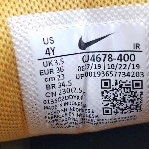 Nike Air Max Plus TN Mädchen Turnschuhe Schuhe 4Y - Bild 6 von 9