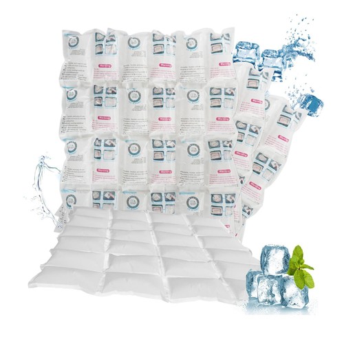 Ice Packs for Shipping Frozen Food Ice Pack for Cooler/Lunch Box Shipping Col...
