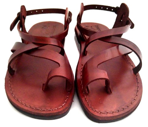 Römische Sandalen Braune Römische Leder-Sandalen Gladiator Style - Handgefertigt In Israel | Größen US 5-16 / EU 36-50 Marvel Legends Galactus