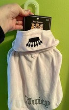 Juicy Couture Light Pink Velour Bling Dress Pet Dog Apparel Size M/L. NWT 