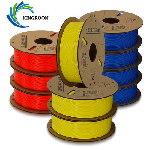 10KG 5KG Kingroon PETG PLA Filament Drukarka 3D 1,75 mm Szpula Czarna Błyszcząca FDM - Zdjęcie 25 z 46
