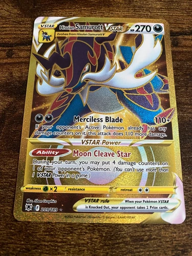 Hisuian Samurott VSTAR - 209/189 - Pokemon Astral Radiance Secret Rare Card NM