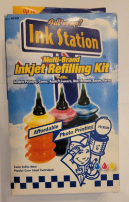 Ink Station, Multi-Brand Inkjet Refilling Kit # 60391 | eBay