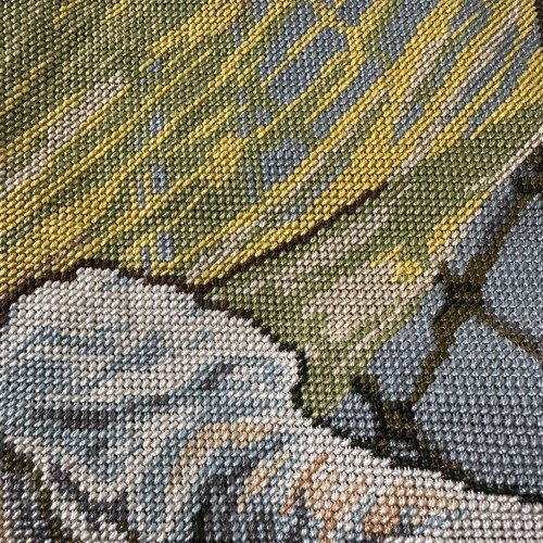 Rare Vintage Royal Paris Needlepoint Tapestry Victorian Eva Hollyer - Picture 12 of 12