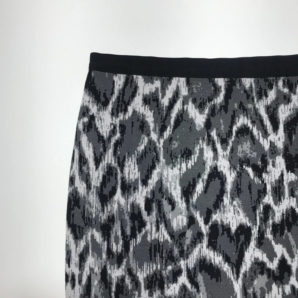 Falda Lápiz Rachel Roy Mujer S Estampado Animal Bodycon Ponte Gris Combo Cóctel Foto 3 de 4