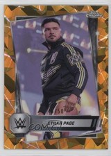 2025 Topps Chrome WWE Sapphire Edition Gold 48/50 Ethan Page #26 0fo5