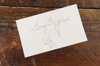 GARY GYGAX Dungeons & Dragons INDEX CARD SKETCH As Is AUTOGRAPHED #1