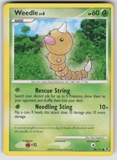 Weedle 86/111 Common Rising Rivals Pokemon Moderately Played