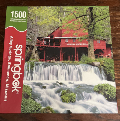 Springbok Alley Springs, Eminence, Missouri 1500 Piece Jigsaw Puzzle