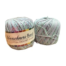 2 Herrschners Best Crochet Cotton Crochet Thread Color Coastline #0800011002