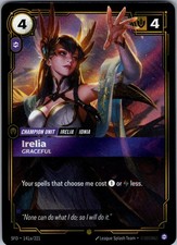 Riftbound Irelia - Graceful (Alternate Art) Spiritforged 141a/221 Foil NM — live eBay listing
