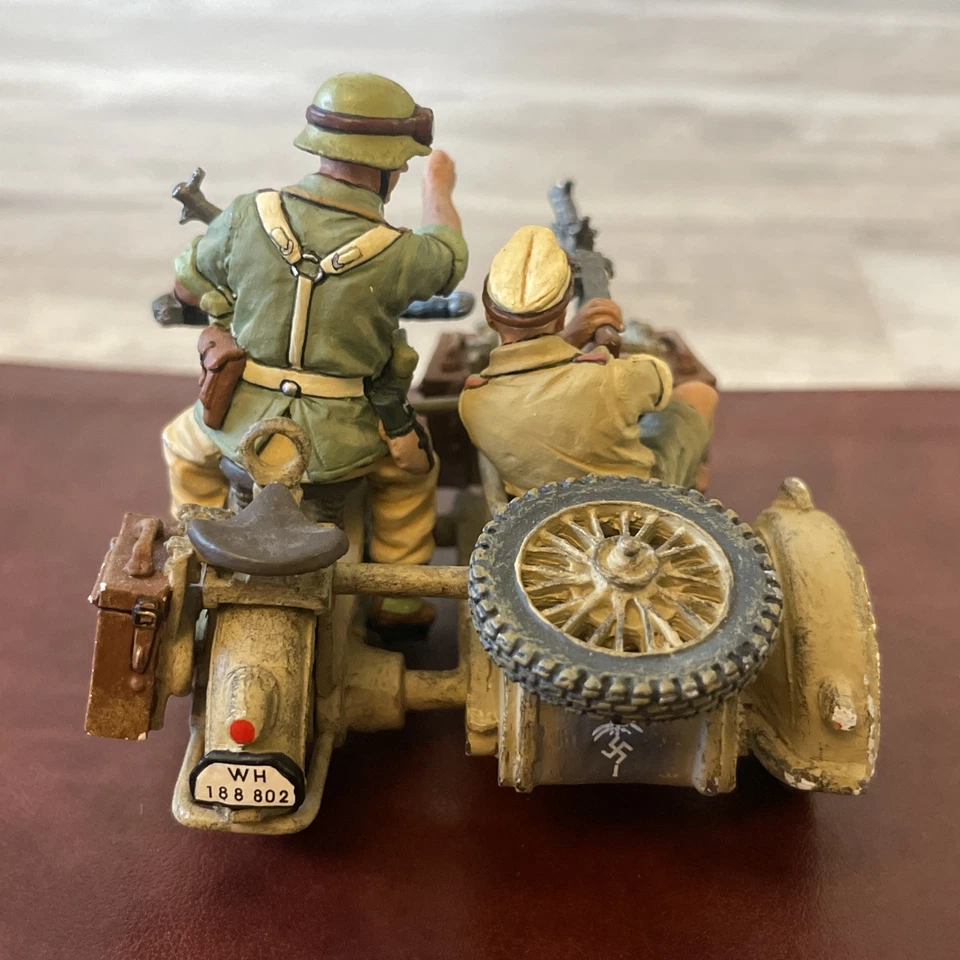 Combo de motocicleta King & Country AK035 WW2 Afrika Korps AK alemana Foto 4 de 4