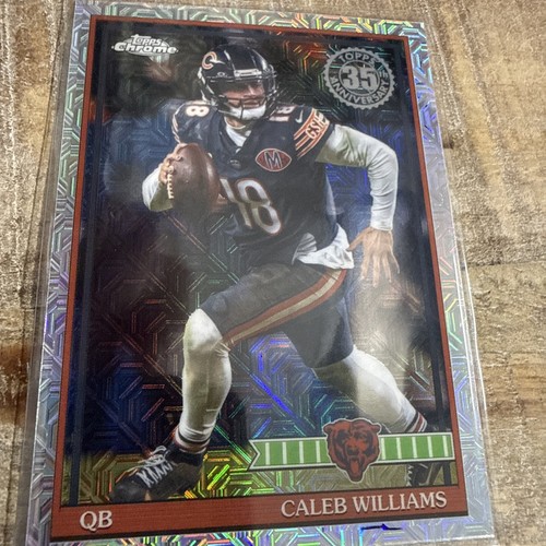 2026 TOPPS FLAGSHIP CALEB WILLIAMS 1991 CHROME SILVER MOJO REFRACTOR SP BEARS