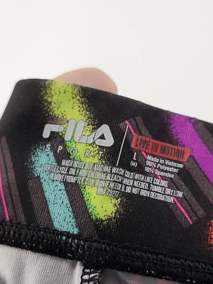 Леггинсы FILA Sport Performance молодежные для девочек размер L(14) разноцветные морковь  - Изображение 4 из 4