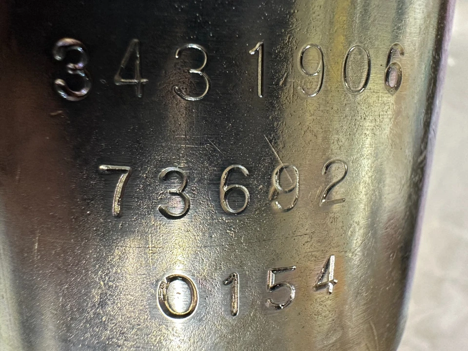 Motor limpiaparabrisas de velocidad Mopar 34319063 1972-1974 B E carrocería Challenger Cuda restaurado Foto 4 de 4