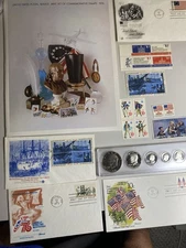Bicentennial Coins Stamps And Memorabilia To Include First Day Issue Stamps