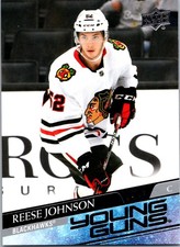 Rookie Reese Johnson Rookie 2020-21 Upper Deck #725 Chicago Blackhawks