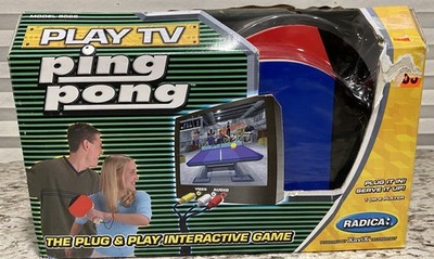 Radica Play TV Ping Pong Plug & Play Interactive TV Game XaviX 8028