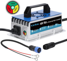 Lithium Battery Charger 48 Volt/58.4V 15A for 48V 51.2V Lifepo4 Battery 0V Wak