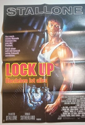 Filmplakat LOCK UP A1 Kinoposter Sylvester Stallone tolle Casaro Grafik