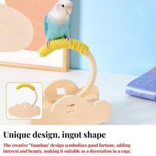 Bird Play Stand Perch Bird Training Perch Exercise Wood Perch Gym Interactive