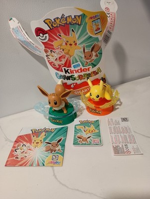 Kinder Pokemon - Pikachu & Eevee Kinder Gigante Egg