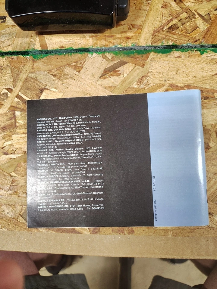 CONTAX 139 INSTRUCTION BOOK, MULTI-LANGUAGE/182517 - Image 2 of 2