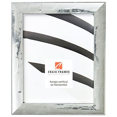 Craig Frames Allure Picture Frame, 8 x 12 Inch, French Silver