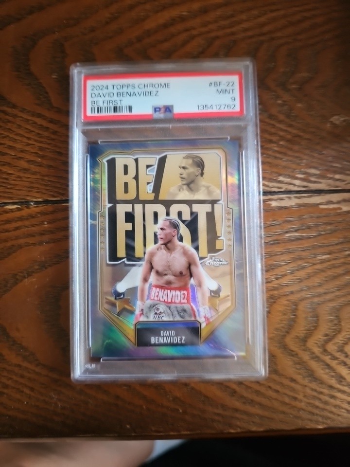 2024 Topps Chrome Boxing David Benavidez Be First