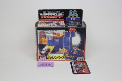 Boxed Vintage G1 Japanese Transformers Micromaster Base Greasepit C-341 MIB Unus