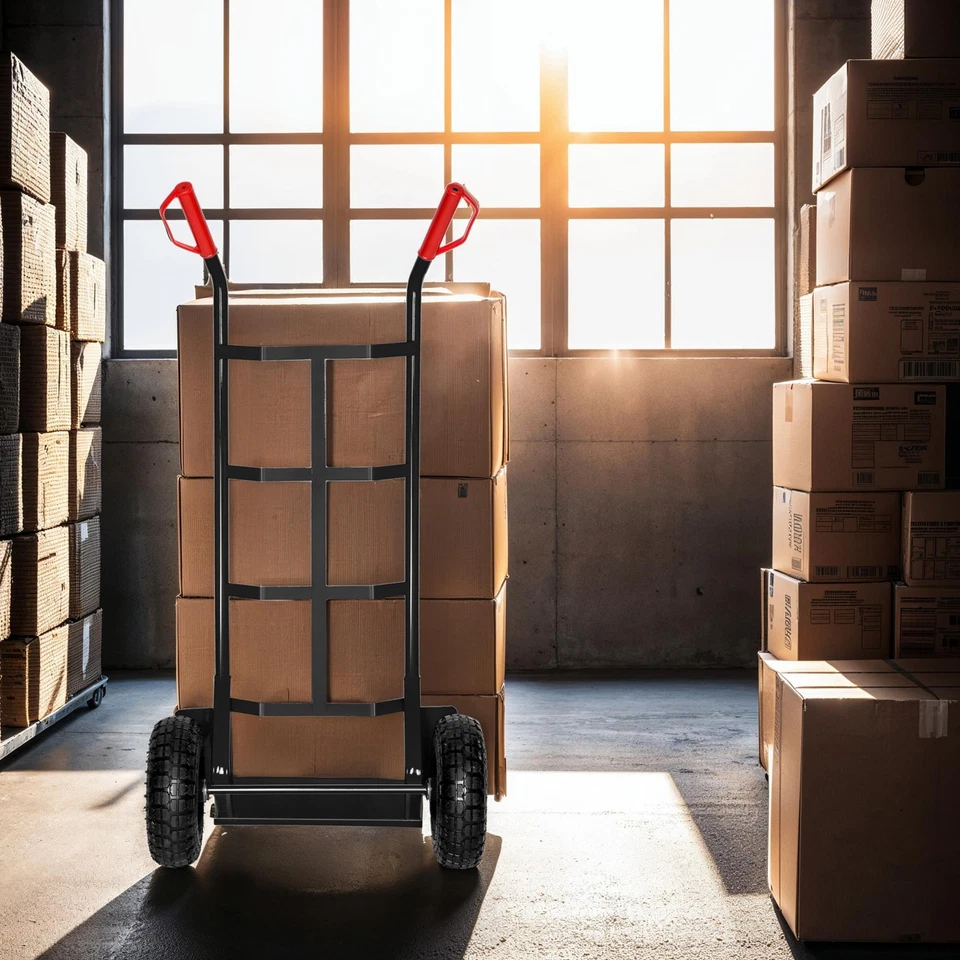 Sackkarre Transportkarre 200kg Stapelkarre Hubwagen Handwagen Gummi-Luftreifen - Bild 4 von 4