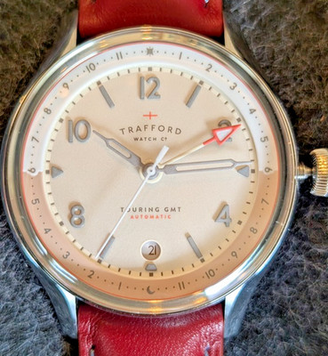 TRAFFORD Watch Co.  39mm TOURING GMT - Isabella-UPGRADE DELUXE EDITION! NVR WORN