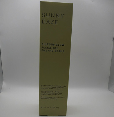 sun + moon Sunny Daze Facial Gel Enzyme Scrub Pineapple Mango 5.1 fl oz