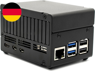 KKSB Cases Case for Raspberry Pi 5 with Space for Hats, Add-On Boards, Cooler, a