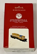 Hallmark 2020 Lionel Ornament Train Minneapolis & ST. Louis GP-9 Diesel Lionel
