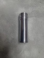 Snap-On 3/8 Drive, 7/16 SAE 6 Point Deep Chrome Socket SFS 141