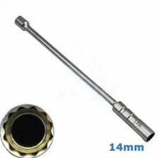 305mm Universal 14mm 3/8" Drive Thin Wall Joint Spark Plug Socket Removal Tool