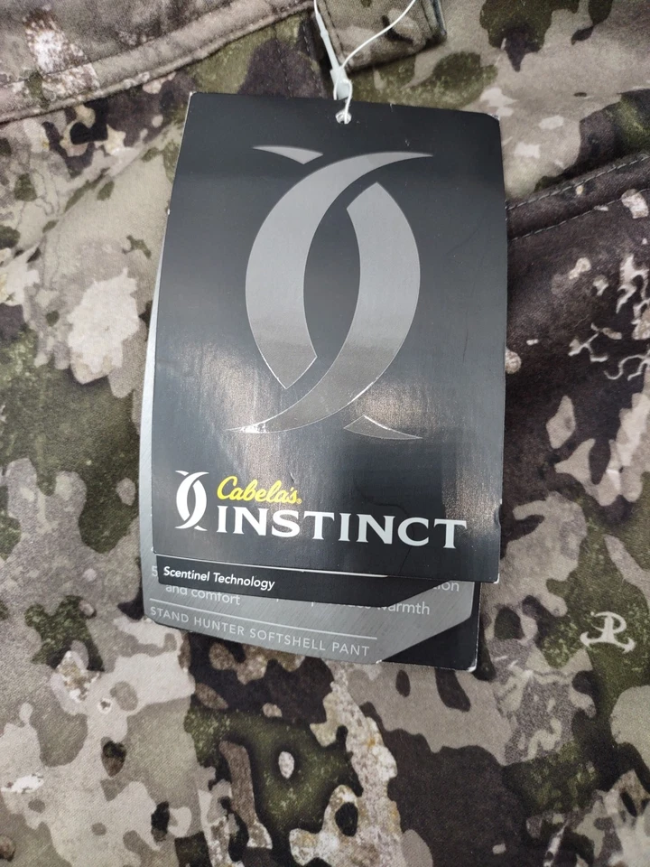 New Cabela's Instinct Standhunter Softshell Men's Size 3XL Hunting Pants(L4-D3) - Image 2 of 4