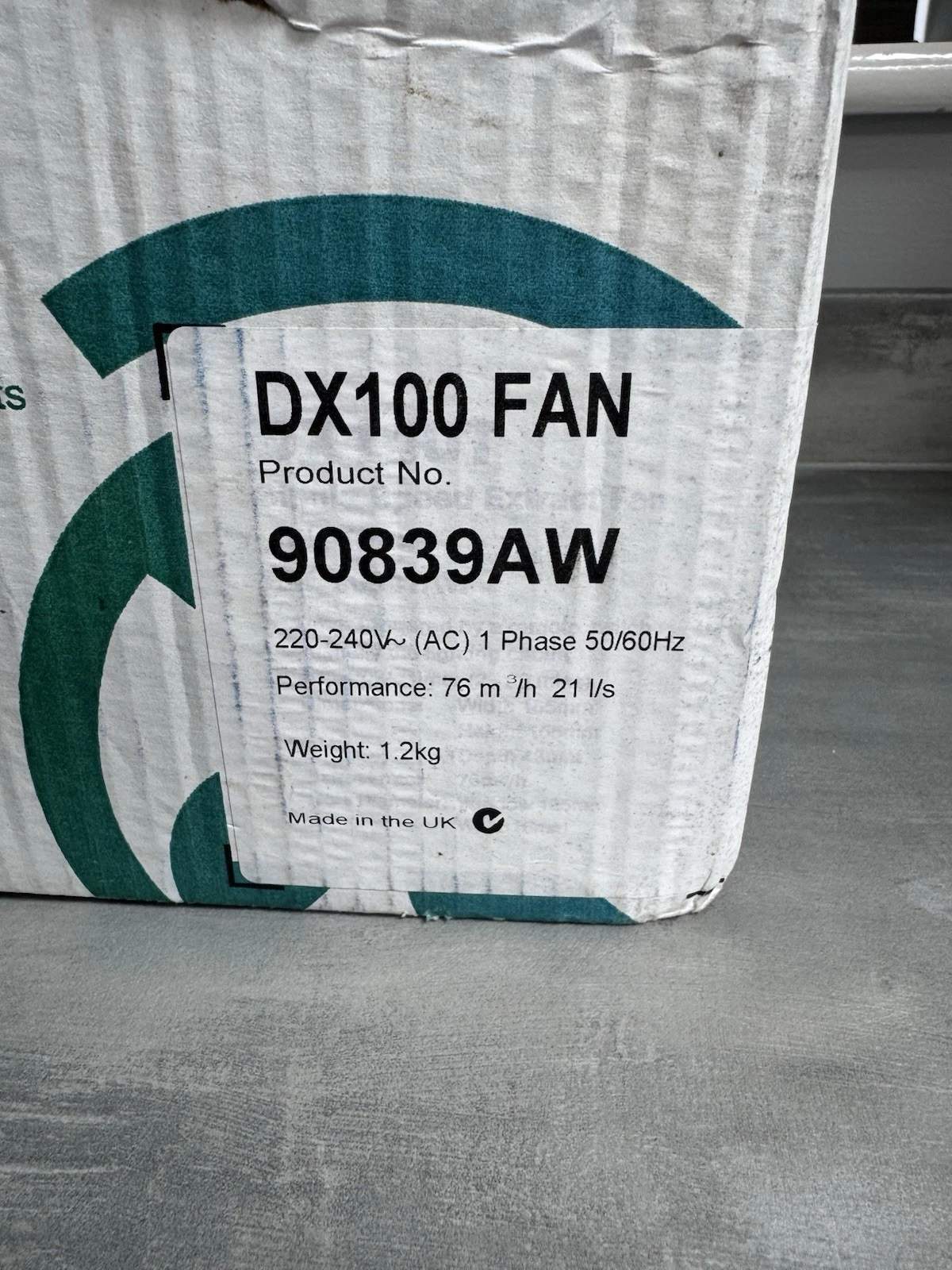 Xpelair 100mm Axial Extract Fan With Universal Mounting Kit DX100 90839AW New 5