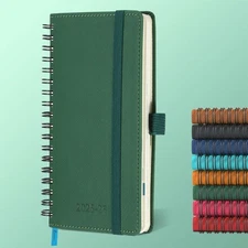 Planner 2025-2026 Daily Weekly and Monthly,6.5"x3.75",18 Months Spiral Bound ...