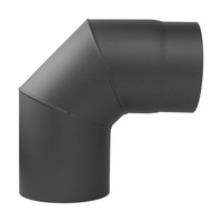 Ofenrohr Rauchrohrbogen Kniebogen Dn 120 Mm 90° Gussgrau Starr