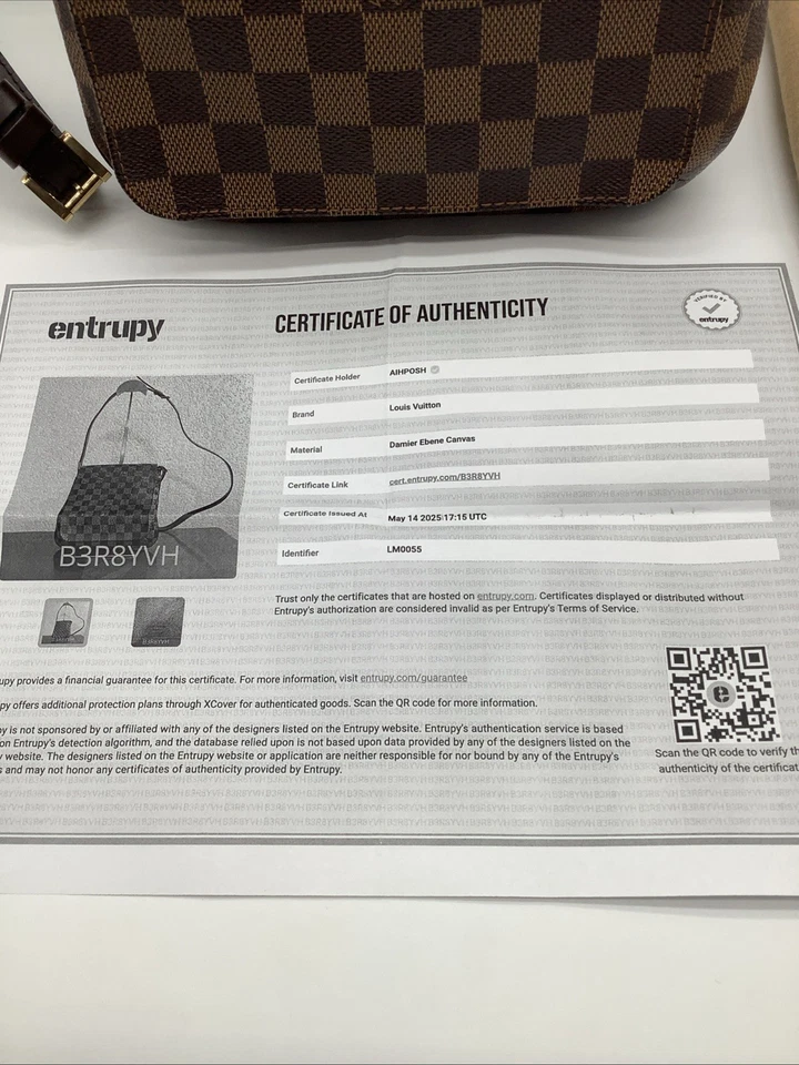 Authentic LOUIS VUITTON Musette Salsa Shoulder Bag Damier Ebene - Image 2 of 4