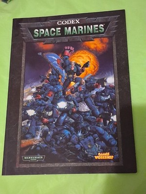 3rd Edition Space Marines Codex Warhammer40K 1998 Games Workshop OOP VG+    