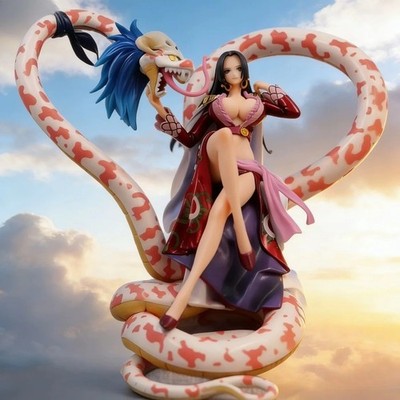 Anime One Piece Boa Hancock Snake Figure Statue Sexy Hancock Collectible Gift