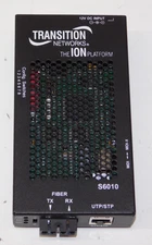 Transition Networks S6010-1014 Media Converter Box Unit ION Platform Module USA