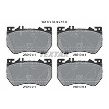 Satz Bremsbeläge Bremsklötze vorne für Mercedes C-Klasse W206 S206 CLE | 2454