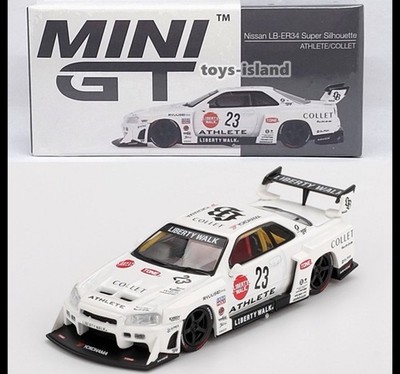 MINI GT 1059 Nissan LB-ER34 Super Silhouette ATHLETE / COLLET 1/64 R34 New RHD